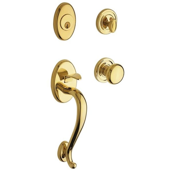 Baldwin Entry Handlesets Unlacquered Brass 85315.031.RENT - main